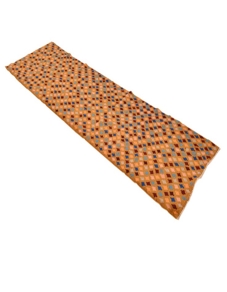 Detail image of  2' 8 x 9' 6  Hand Knotted Balouch Wool Runner Rug