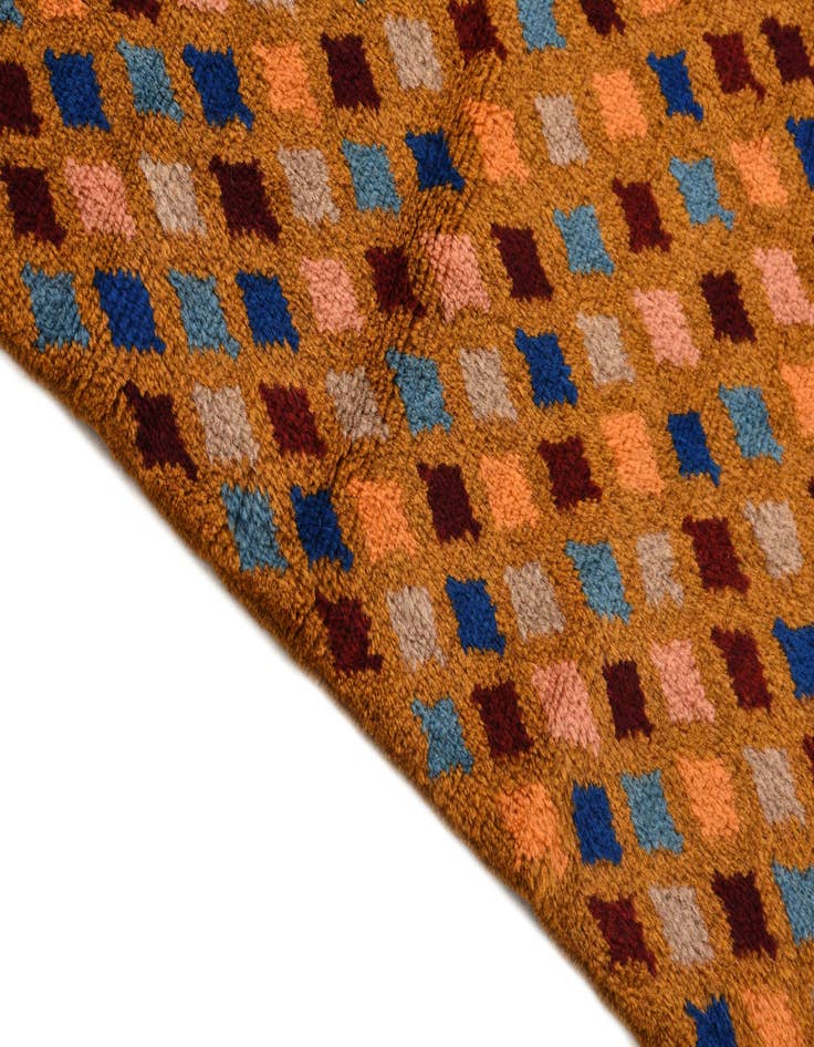 Detail image of  2' 8 x 9' 6  Hand Knotted Balouch Wool Runner Rug