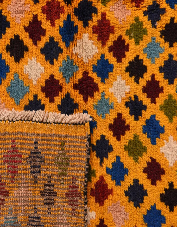 Detail image of  2' 9 x 9' 4  Hand Knotted Balouch Wool Runner Rug