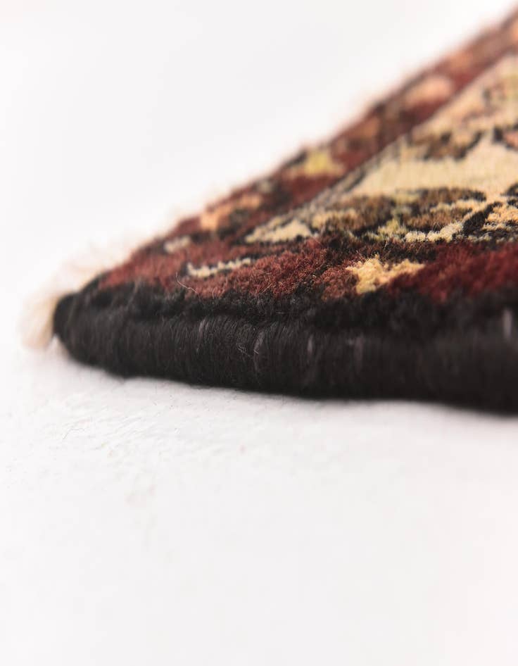 Detail image of  3' 4 x 10'  Hand Knotted Hamedan Persian Wool Runner Rug