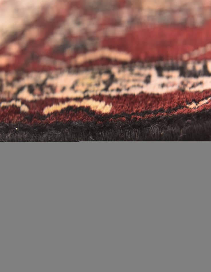 Detail image of  3' 4 x 10'  Hand Knotted Hamedan Persian Wool Runner Rug