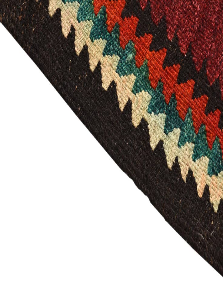 Detail image of  4' 4 x 7' 10  Hand Woven Kilim Fars Wool Runner Rug