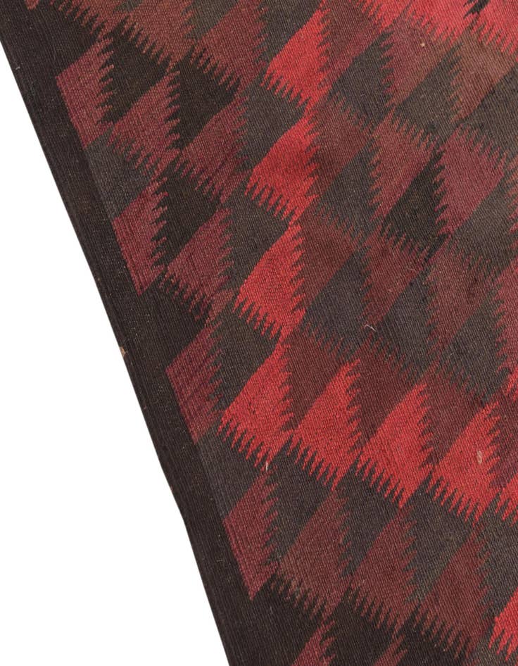 Detail image of  4' 7 x 11' 5  Hand Woven Kilim Fars Wool Runner Rug