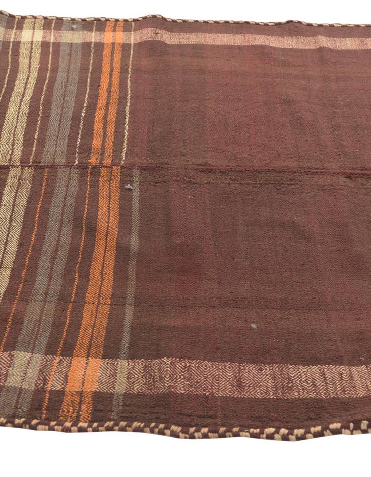 Detail image of  5' 3 x 10' 3  Hand Woven Kilim Fars Wool Runner Rug