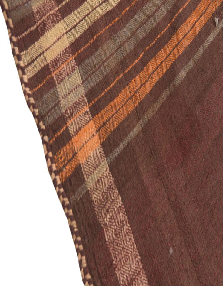 Detail image of  5' 3 x 10' 3  Hand Woven Kilim Fars Wool Runner Rug