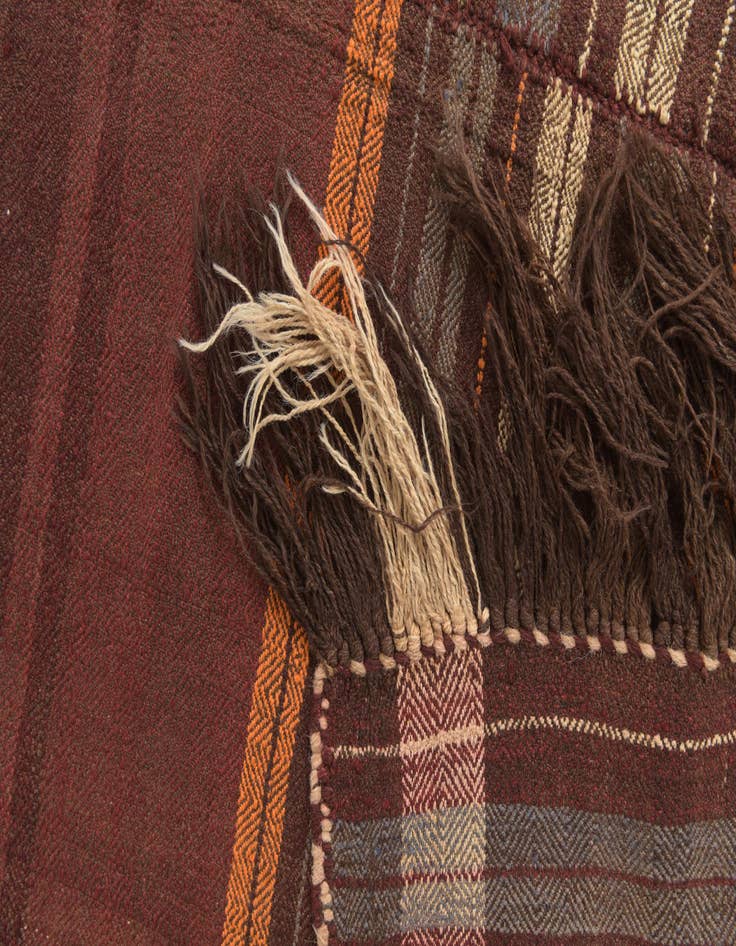 Detail image of  5' 3 x 10' 3  Hand Woven Kilim Fars Wool Runner Rug