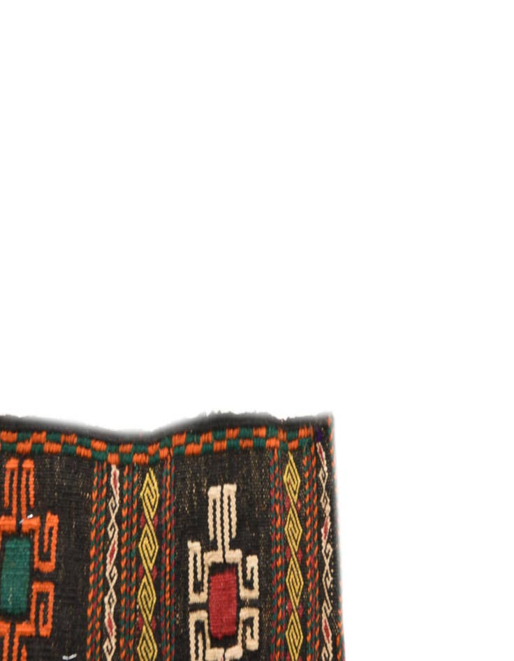 Detail image of  4' 7 x 4' 8  Hand Woven Kilim Fars Wool Square Rug