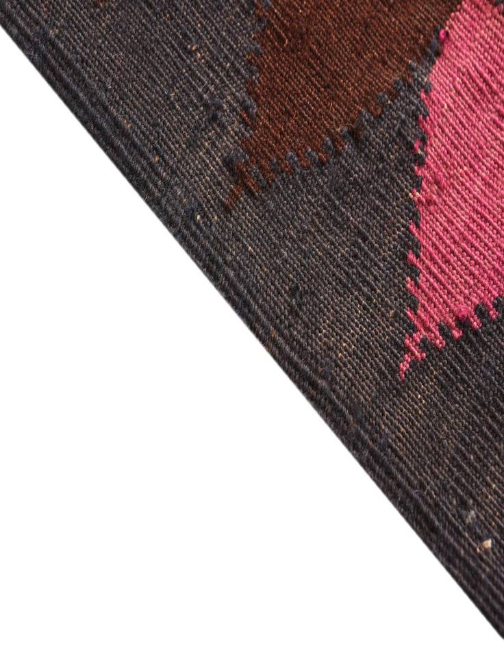 Detail image of  4' x 4'  Hand Woven Kilim Fars Wool Square Rug
