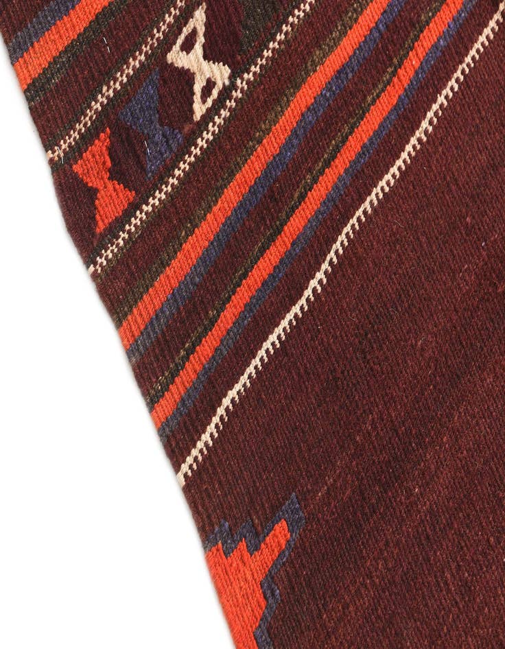 Detail image of  3' 4 x 3' 5  Hand Woven Kilim Modern Wool Square Rug