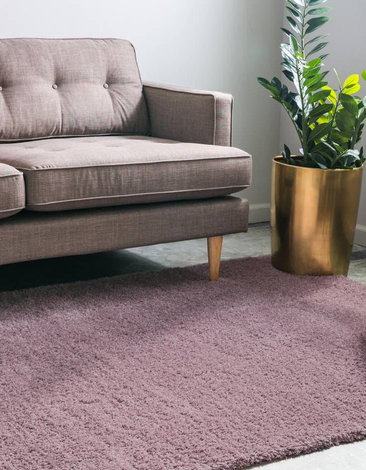 Detail image of  5' x 8' Solid Shag Rug