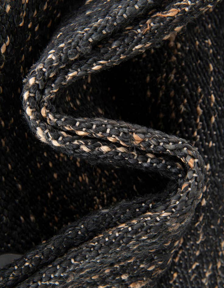 Detail image of  3' 1 x 5' 1  Hand Woven Palm Beach Jute Rug