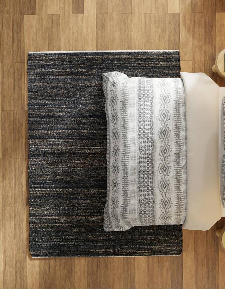 Detail image of  3' 1 x 5' 1  Hand Woven Palm Beach Jute Rug