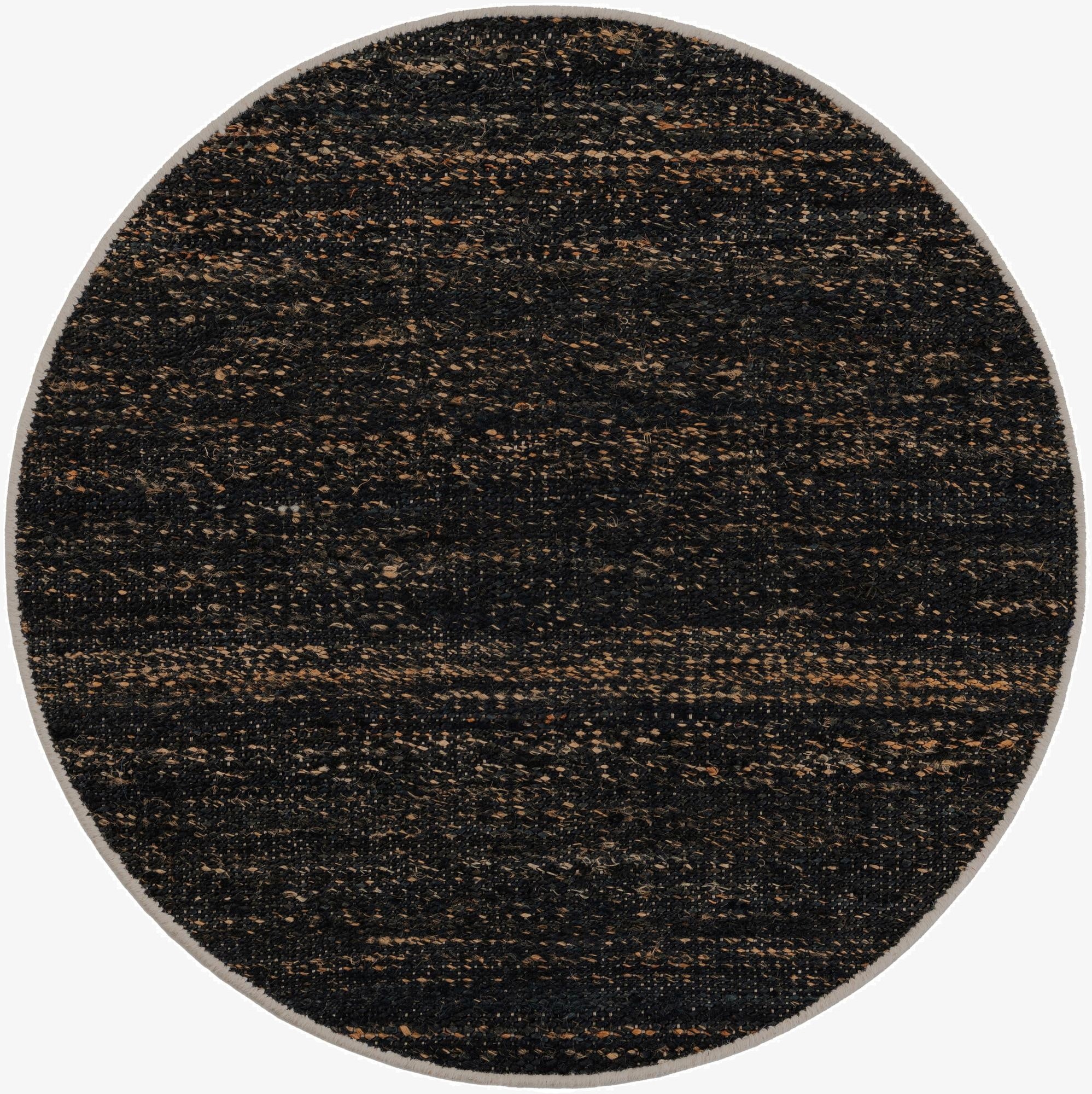  3' 1 x 3' 1  Hand Woven Palm Beach Jute Round Rug
