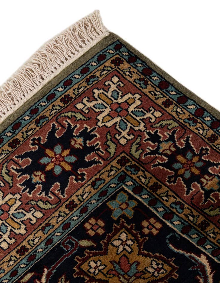 Detail image of  5' 3 x 8' 6  Hand Knotted Bokhara Wool Rug