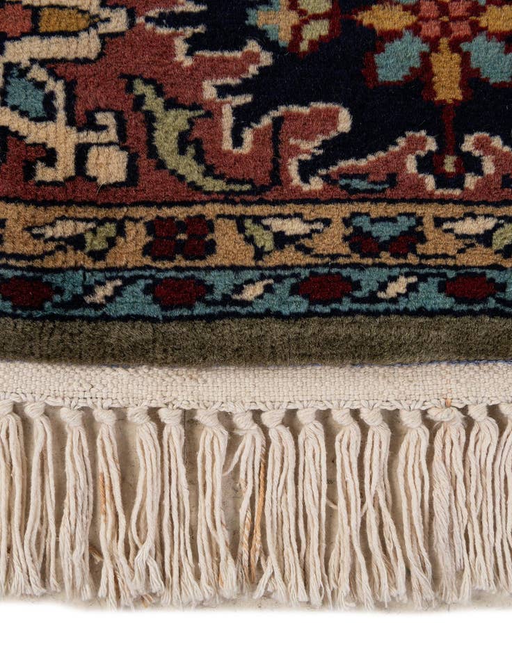 Detail image of  5' 3 x 8' 6  Hand Knotted Bokhara Wool Rug