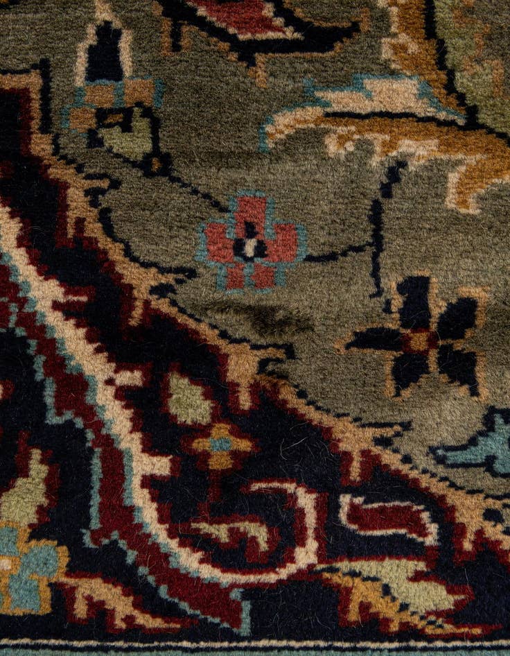 Detail image of  5' 3 x 8' 6  Hand Knotted Bokhara Wool Rug