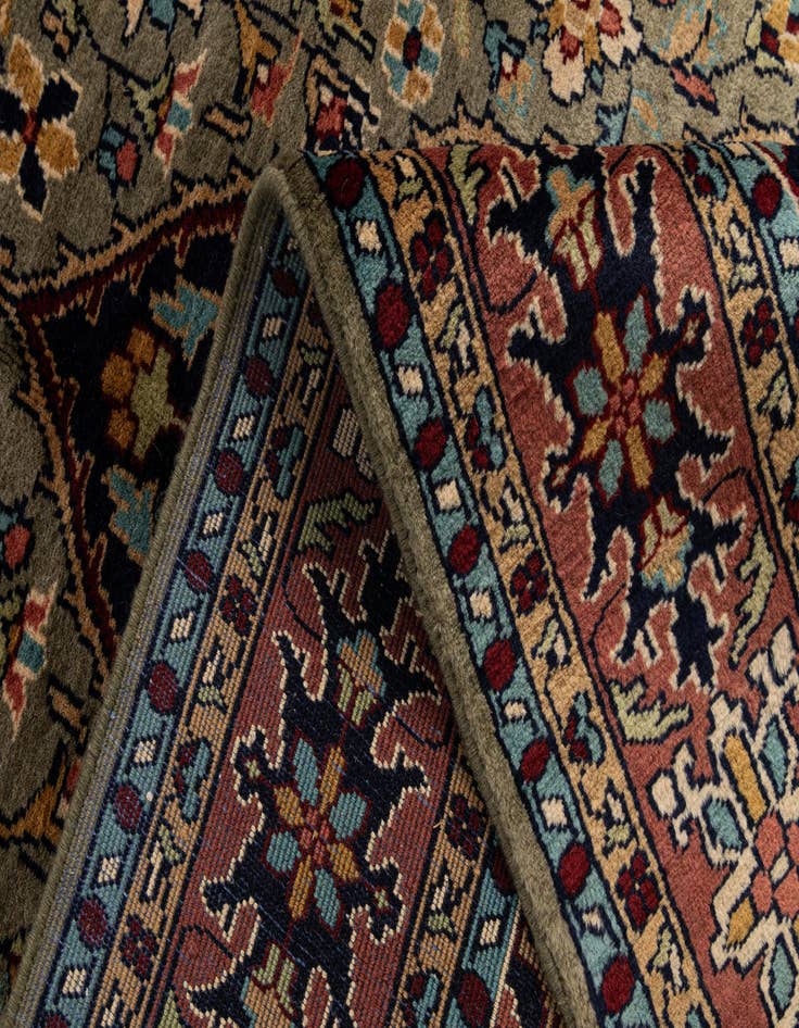 Detail image of  5' 3 x 8' 6  Hand Knotted Bokhara Wool Rug