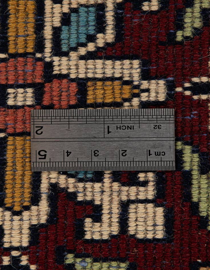 Detail image of  5' 2 x 8' 6  Hand Knotted Bokhara Wool Rug
