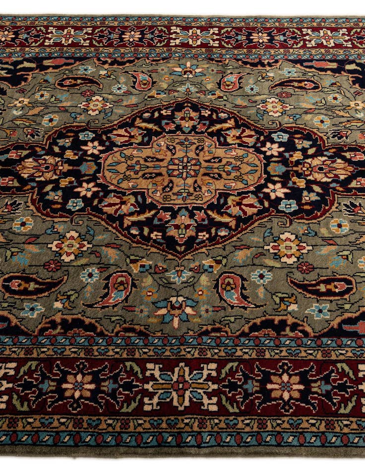 Detail image of  5' 2 x 8' 6  Hand Knotted Bokhara Wool Rug