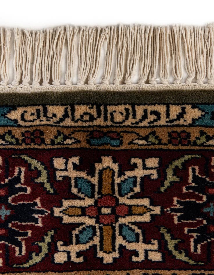 Detail image of  5' 2 x 8' 6  Hand Knotted Bokhara Wool Rug