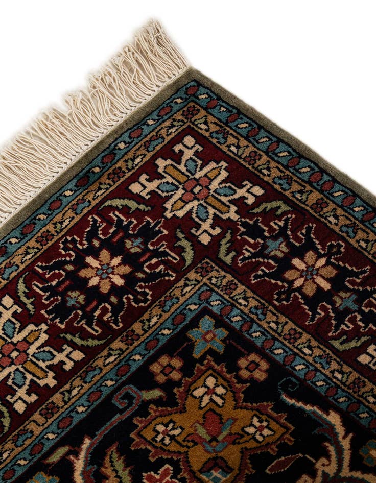 Detail image of  5' 2 x 8' 6  Hand Knotted Bokhara Wool Rug