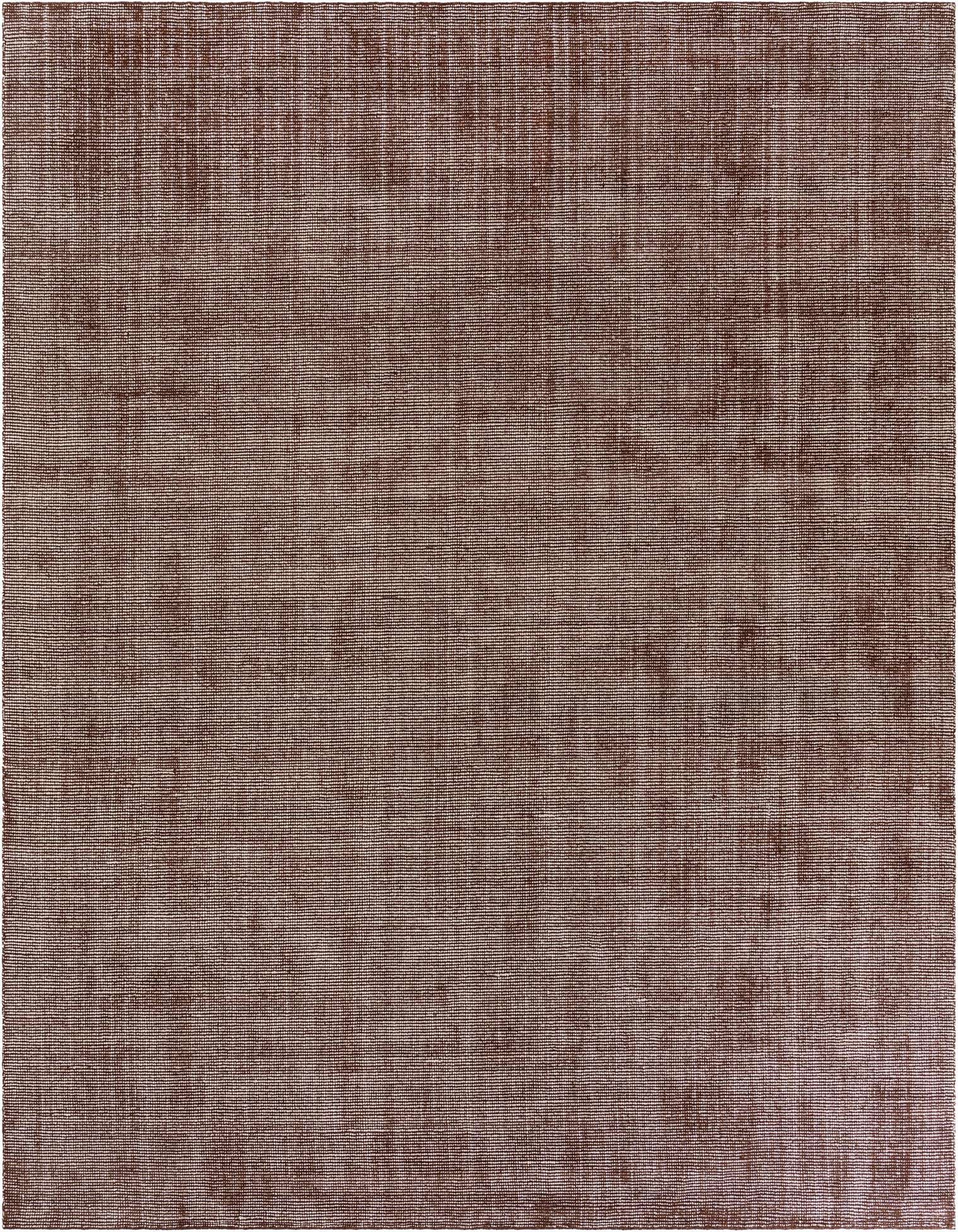 A 9x12 rectangular Jill Zarin English Manor modern brown and tan wool area rug with a textured high pile.