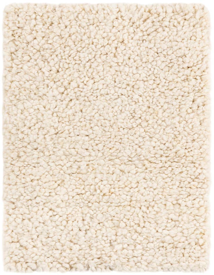 Detail image of 2' x 3' 1 Hand Woven Haka Deluxe Shag Rug