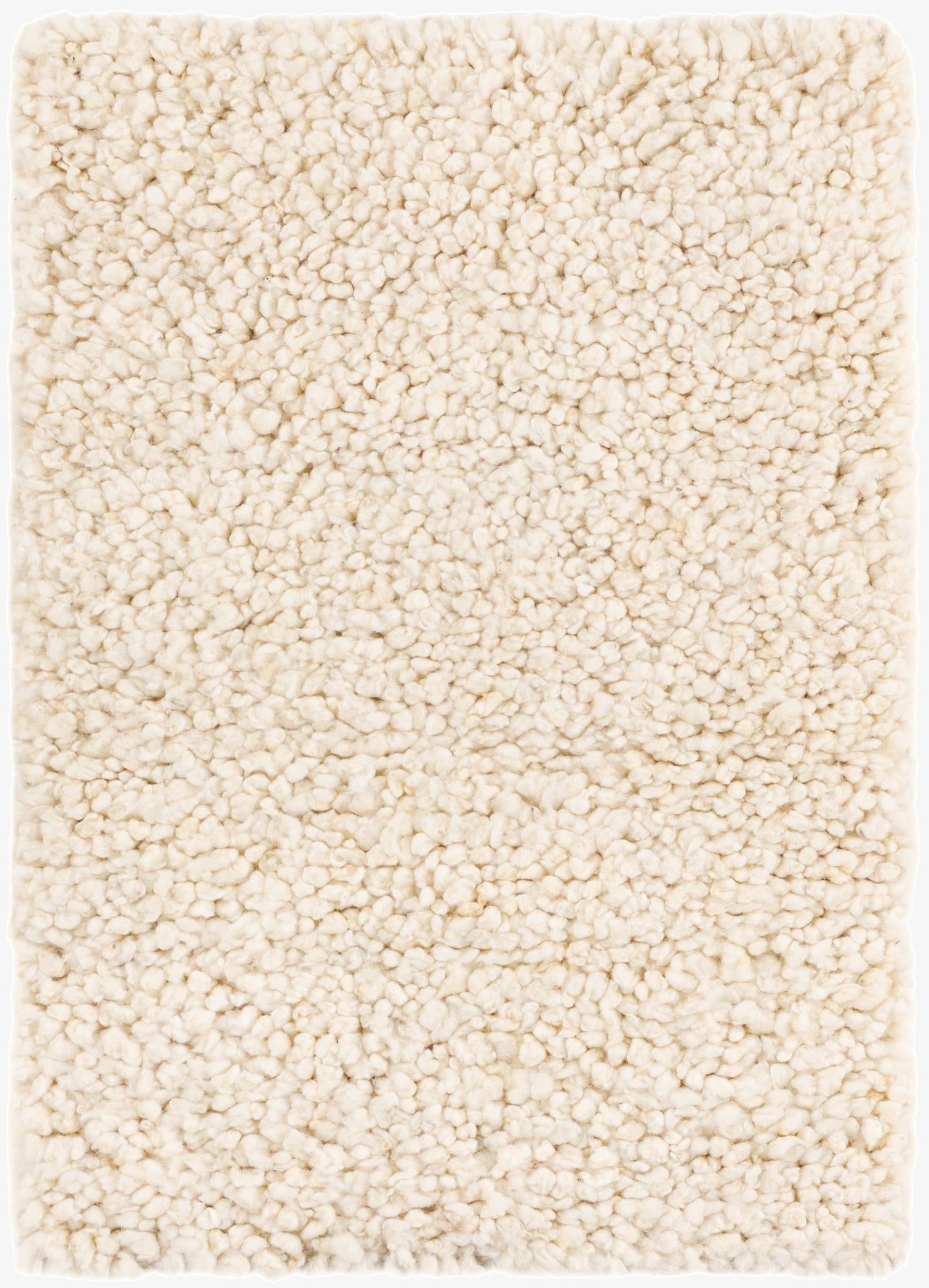  2' x 3' 1  Hand Woven Haka Deluxe Shag Rug