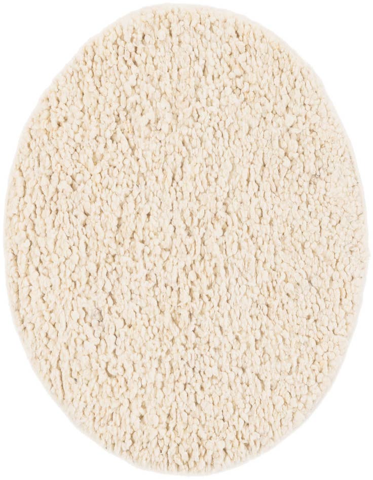 Detail image of  3' 1 x 3' 1  Hand Woven Haka Deluxe Shag Round Rug