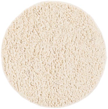  3' 1 x 3' 1  Hand Woven Haka Deluxe Shag Round Rug