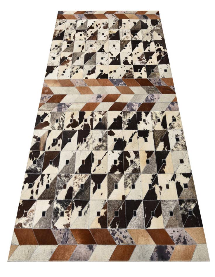 Detail image of  4' 8 x 6' 5 Cowhide Rug