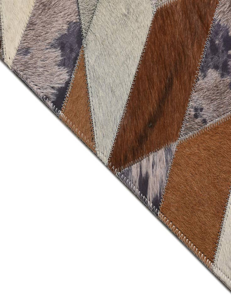 Detail image of  4' 8 x 6' 5 Cowhide Rug