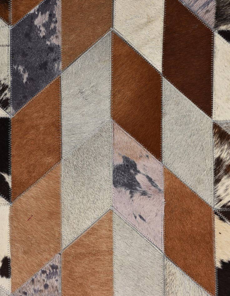 Detail image of  4' 8 x 6' 5 Cowhide Rug