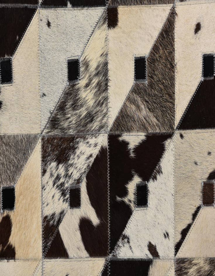 Detail image of  4' 8 x 6' 5 Cowhide Rug