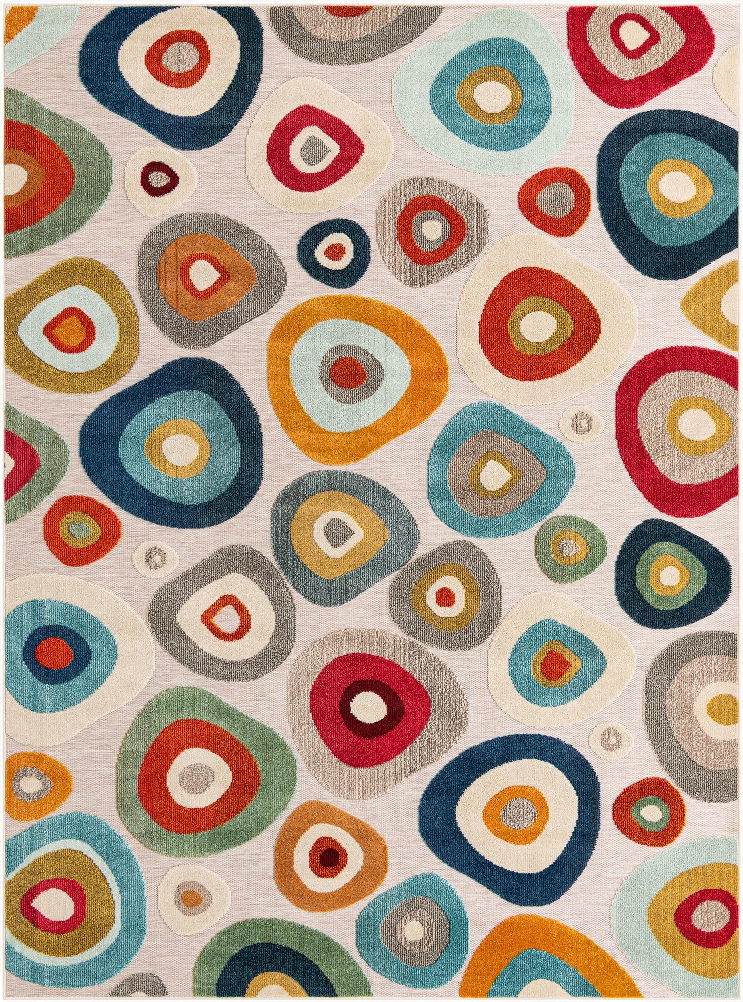  7' 10 x 10'  Washable Casablanca Indoor / Outdoor Rug