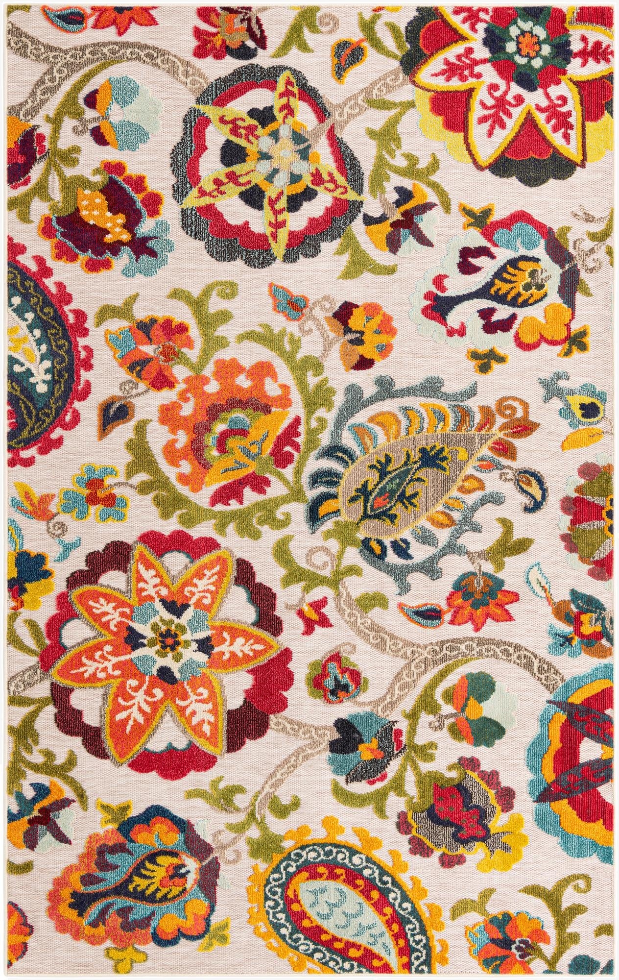  6' x 9'  Washable Casablanca Indoor / Outdoor Rug