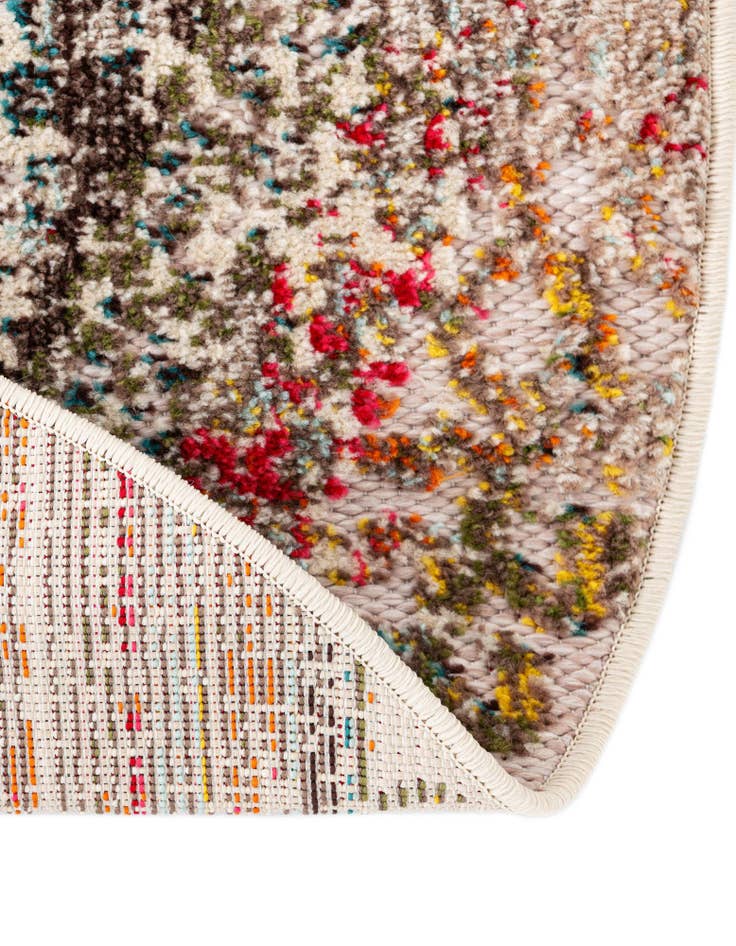 Detail image of  7' 10 x 7' 10  Washable Casablanca Indoor / Outdoor Round Rug