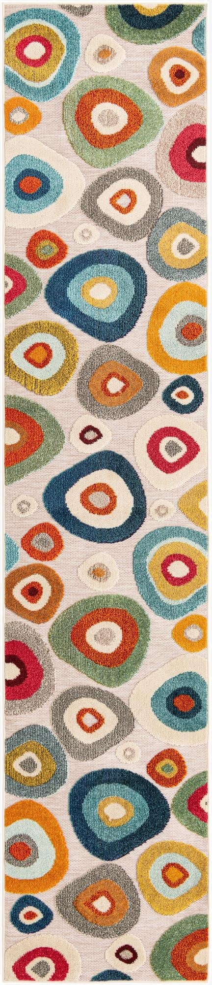  2' 7 x 12'  Washable Casablanca Indoor / Outdoor Runner Rug