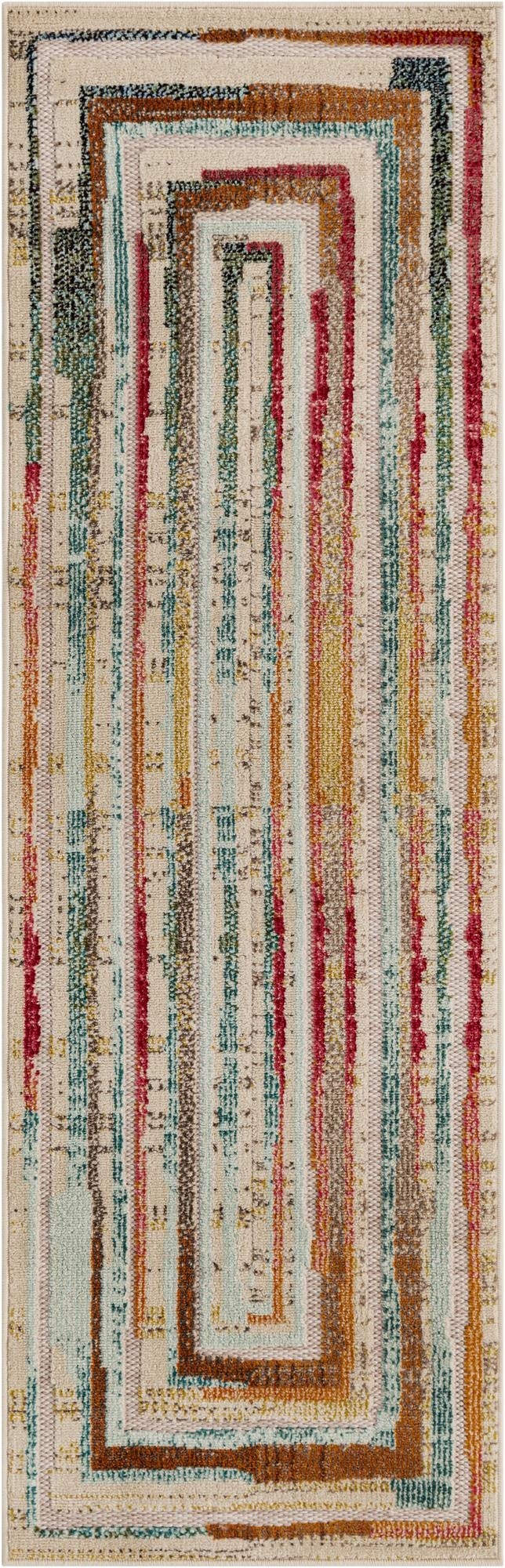  2' x 6'  Washable Casablanca Indoor / Outdoor Runner Rug