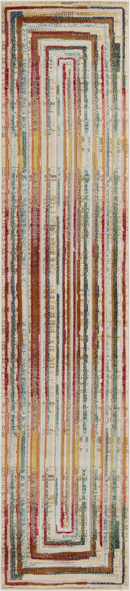  2' 7 x 12'  Washable Casablanca Indoor / Outdoor Runner Rug