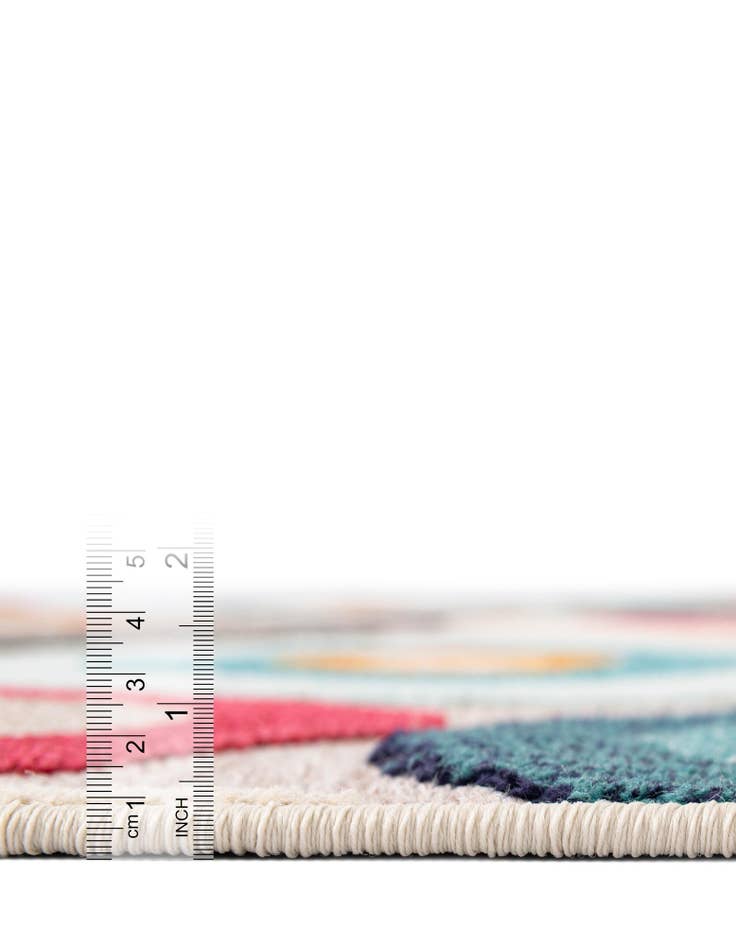 Detail image of  7' 10 x 7' 10  Washable Casablanca Indoor / Outdoor Square Rug