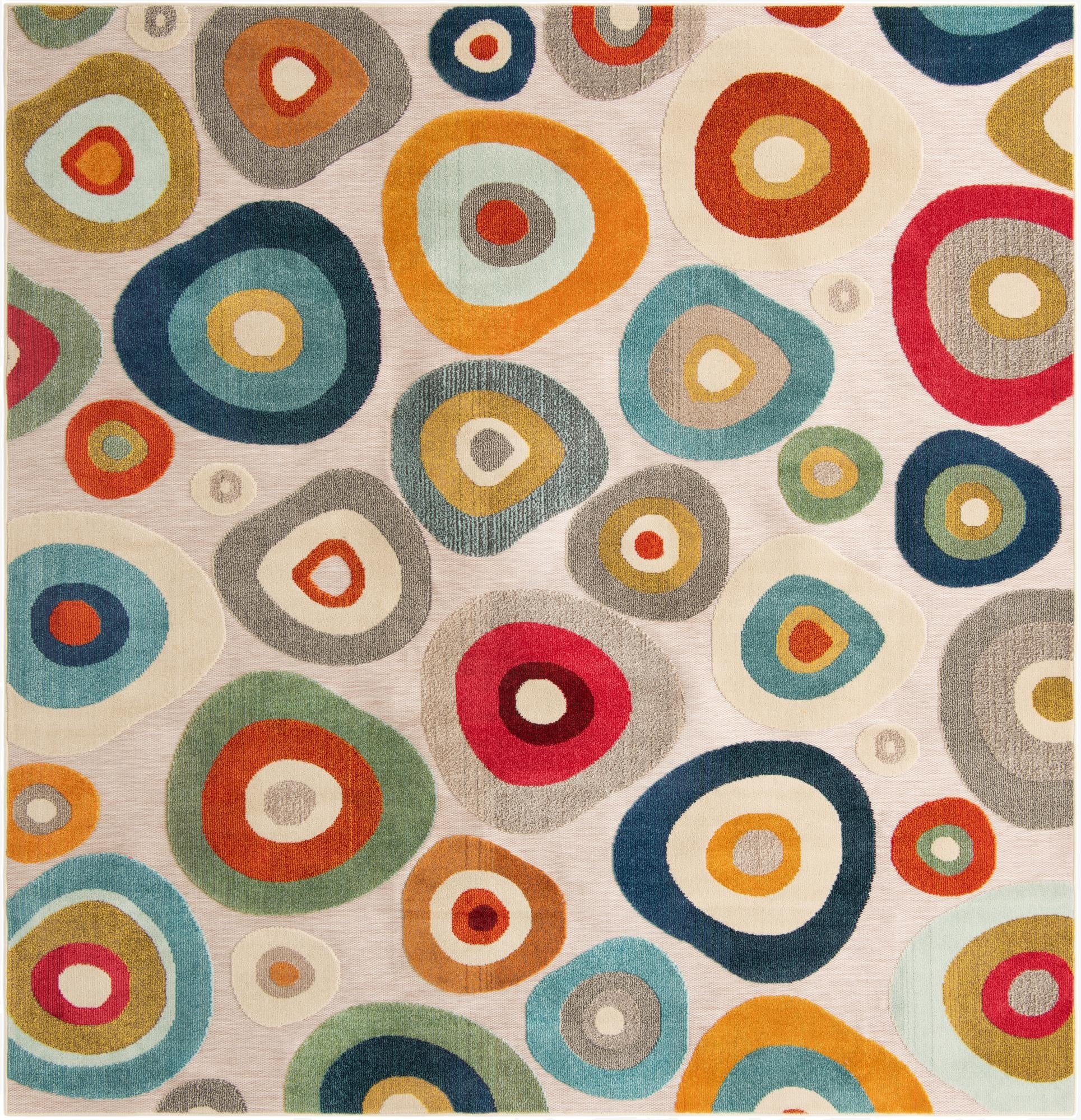  10' x 10'  Washable Casablanca Indoor / Outdoor Square Rug