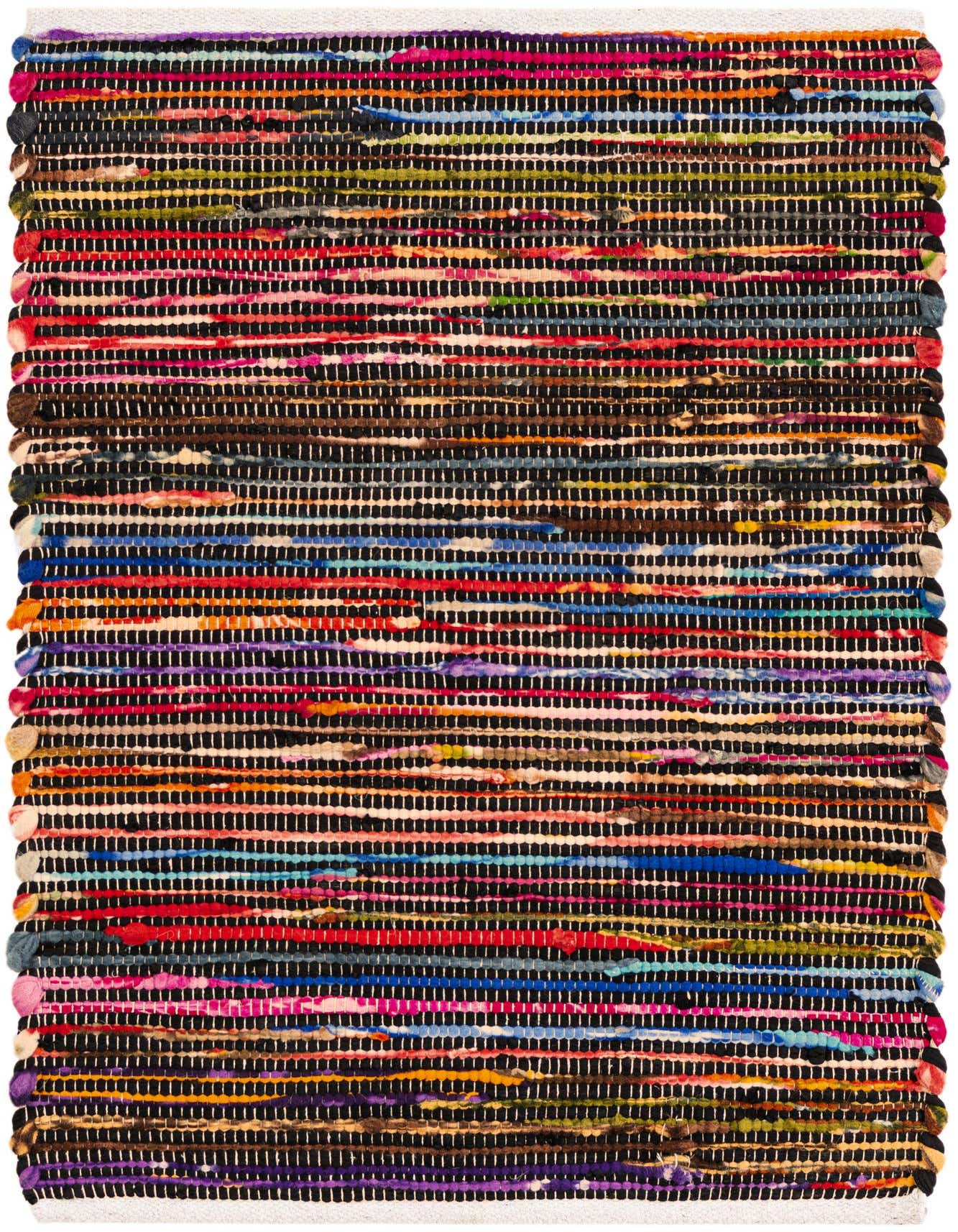 Primary image  2' x 3' 1  Hand Woven Chindi Cotton Rug