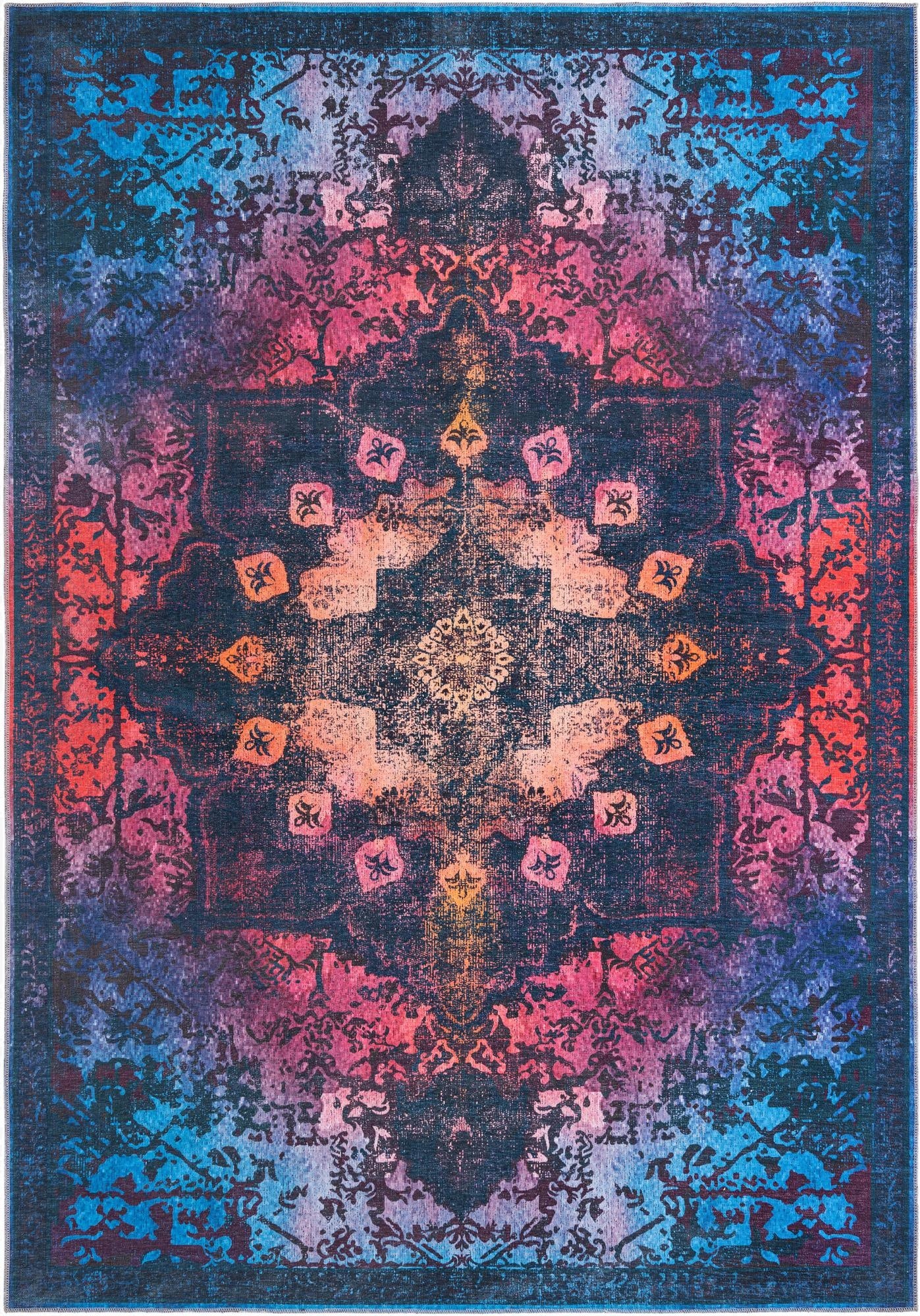 7' 10 x 11'  Washable Francesca Rug