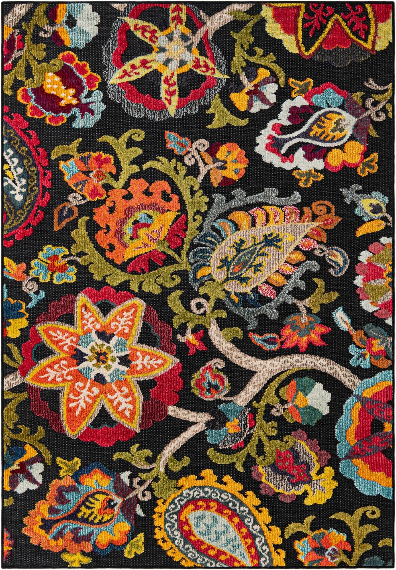 Rug Multicolored Black Swatch link