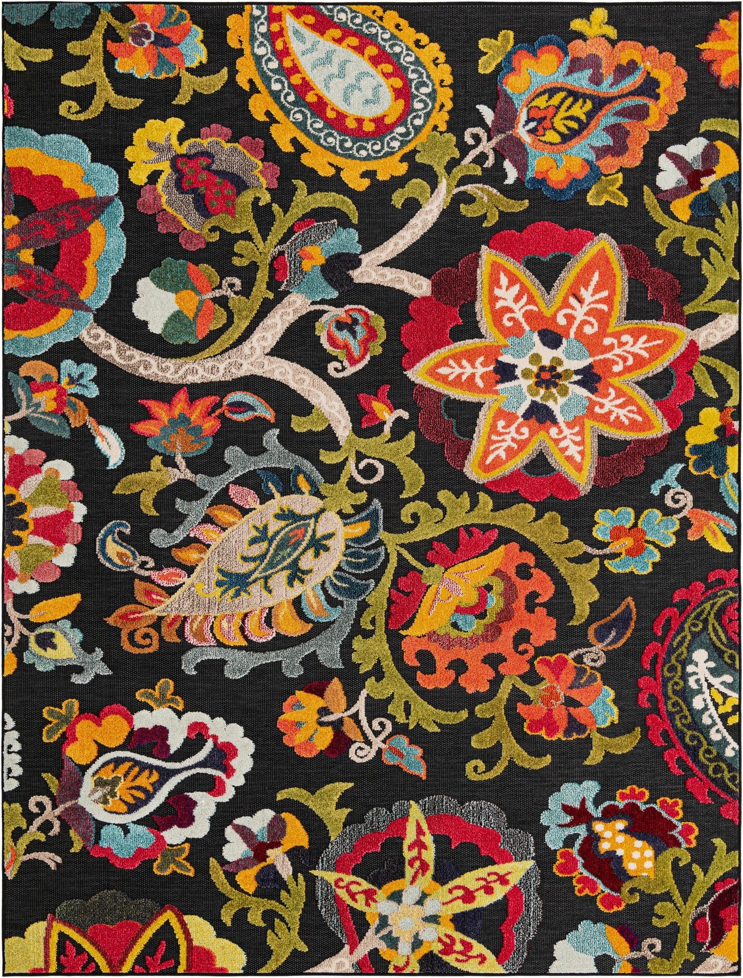  7' 10 x 10'  Washable Casablanca Indoor / Outdoor Rug