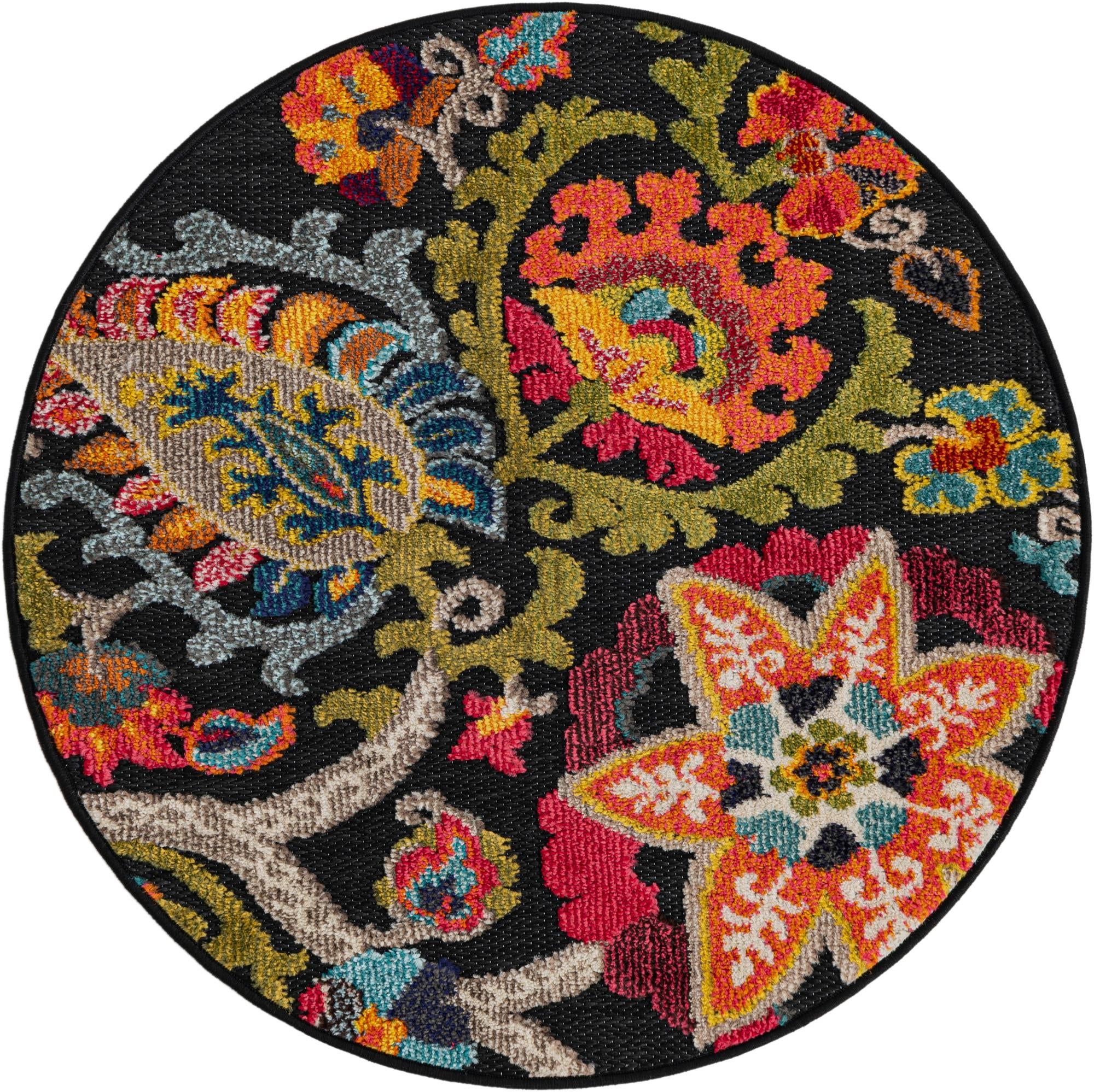 Rug Multicolored Black Swatch link
