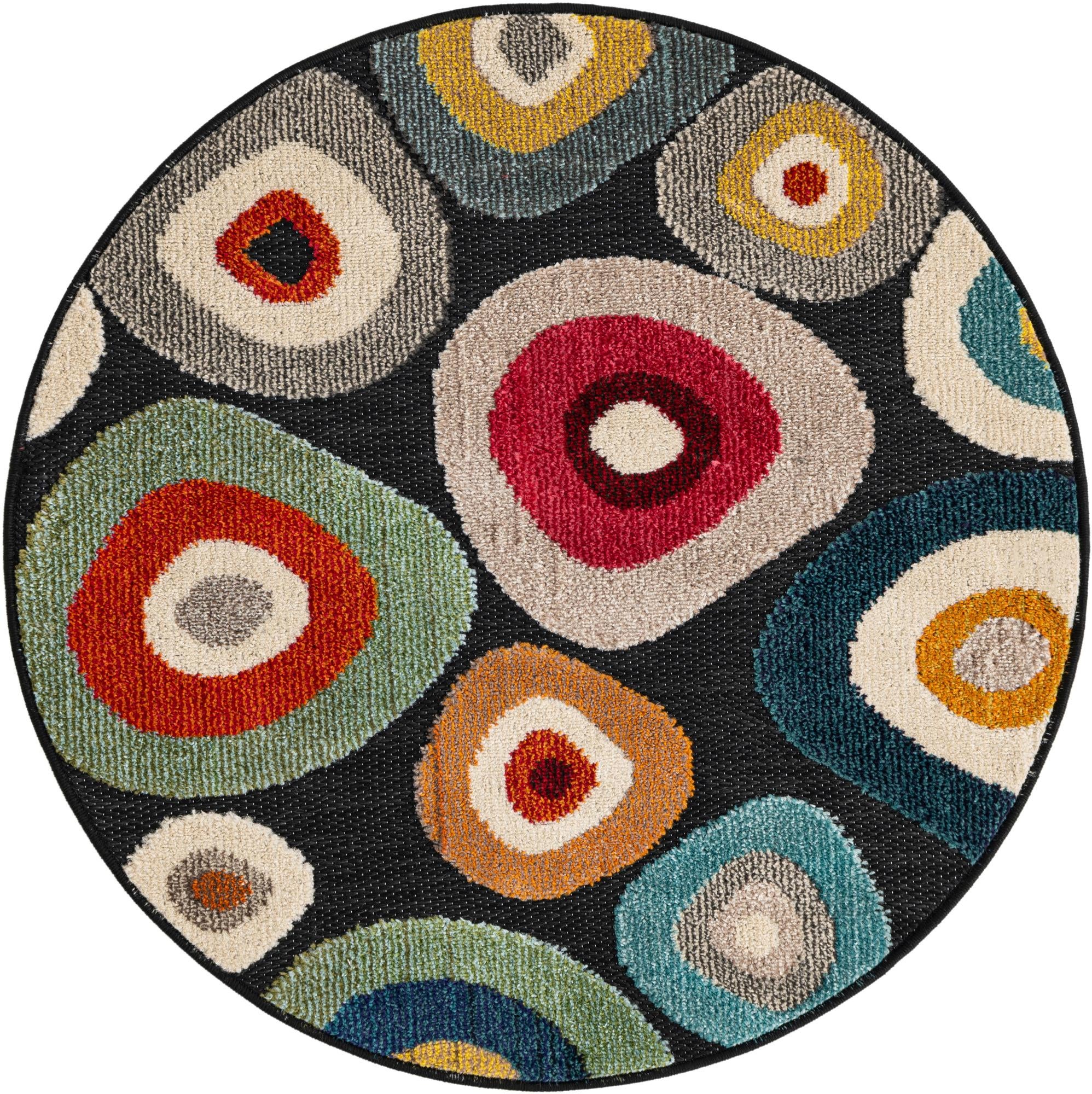 Rug Multicolored Black Swatch link