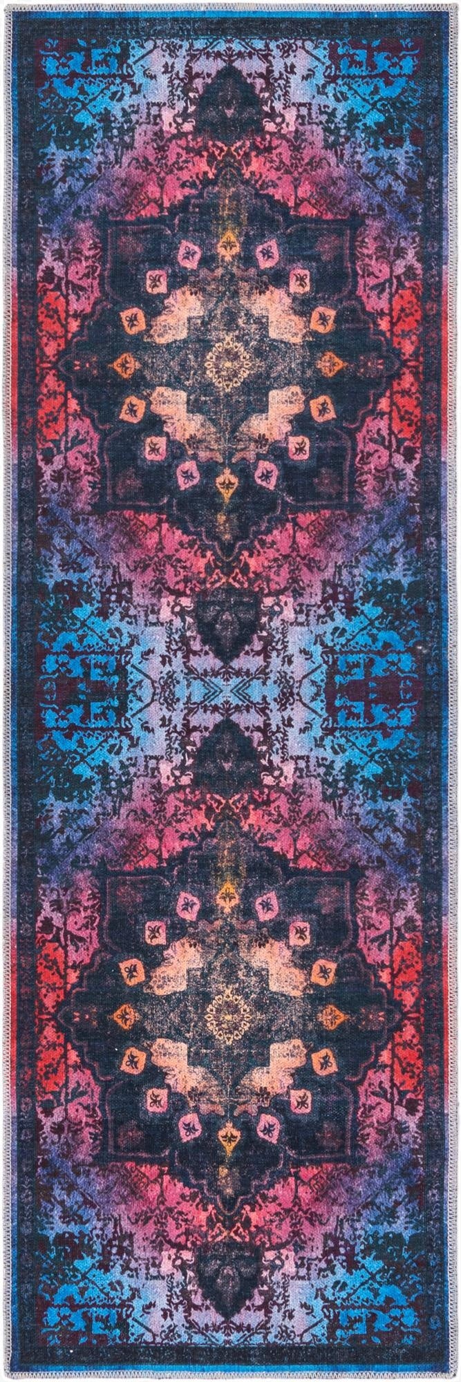  2' x 6'  Washable Francesca Runner Rug