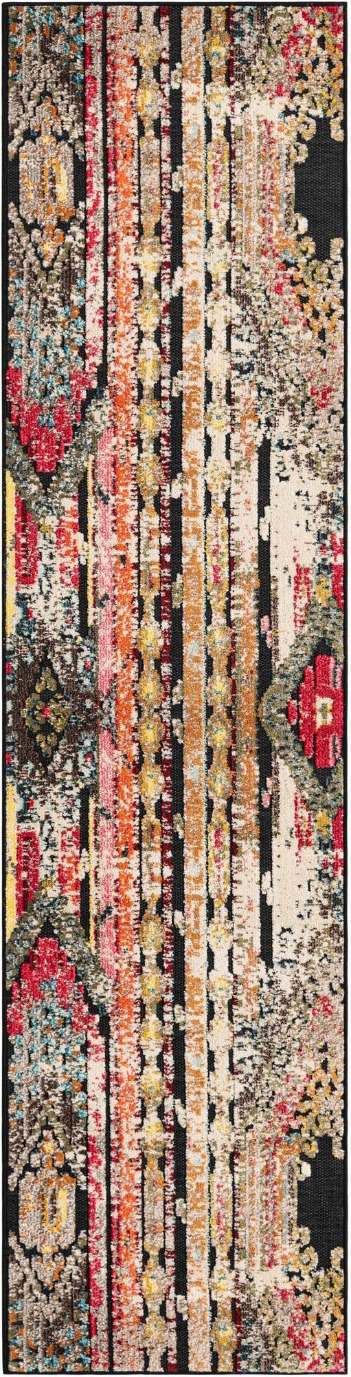  2' 7 x 10'  Washable Casablanca Indoor / Outdoor Runner Rug
